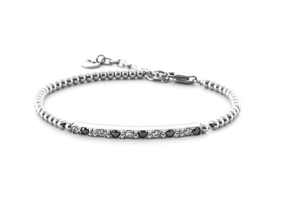 Bracciale 4US: Cesare Paciotti Uomo Autunno Inverno 24 in Acciaio 4UBR6992 - 4UBR6992